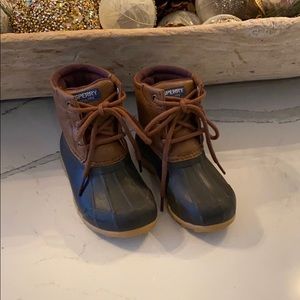 Toddler Sperry Duck Boots *Like new*